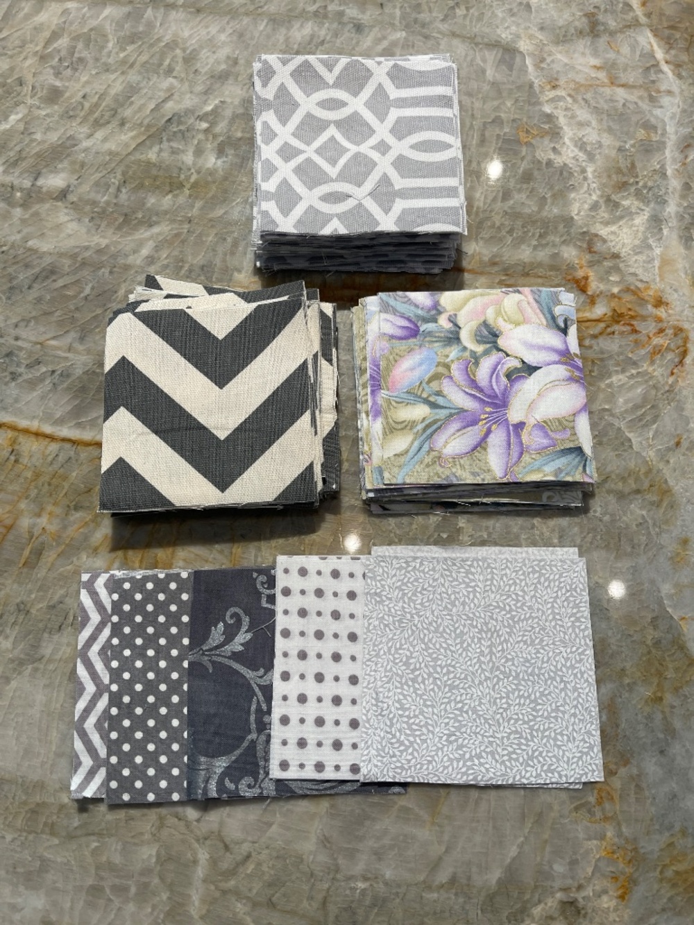 4" Inch Quilt Squares 157 Count